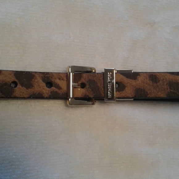 Michael Kors Accessories - Michael Kors belt genuine leather animal print
